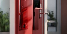 青稞智能锁维修服务热线科普,小米智能锁锁红色：守护家门的时尚之选