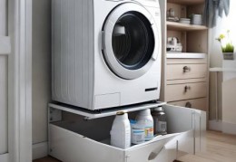 洗衣机洗手盆地台升高设计，打造舒适生活体验