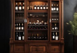 轻奢风范，红酒柜展示柜的优雅魅力