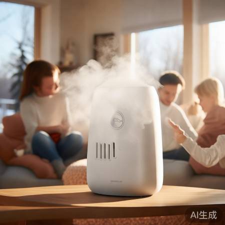 加湿器调湿度，防干冷呼吸道