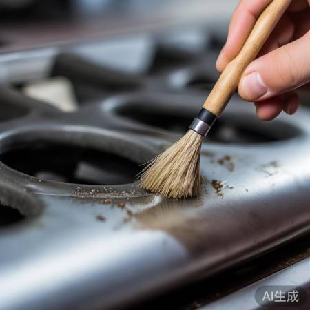 小刷子清洁燃气口