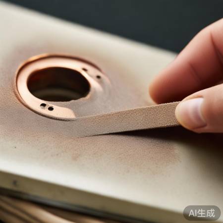 打磨灯座铜片，确保接触佳