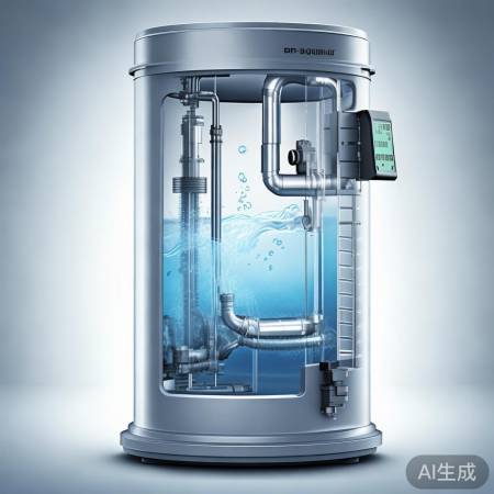 热水器加热膨胀，指针右偏