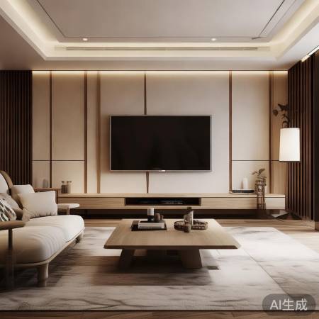 电视背景墙搭配,风格决定方向。