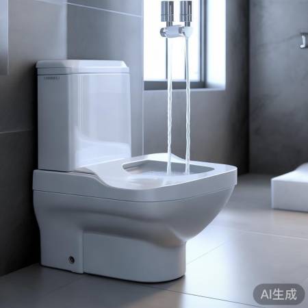 智能马桶自动冲洗，省心又卫生