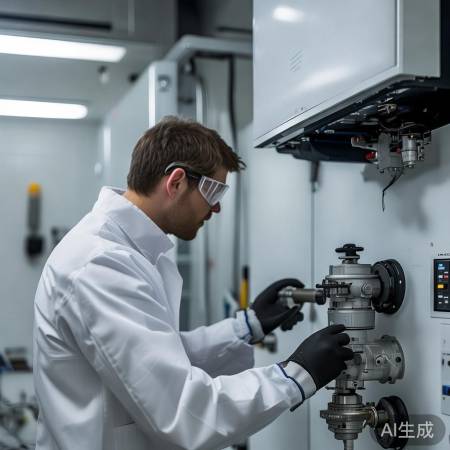 检查壁挂炉进水阀,先断电再开启