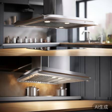 顶吸与橱柜式吸油烟机,选哪个看