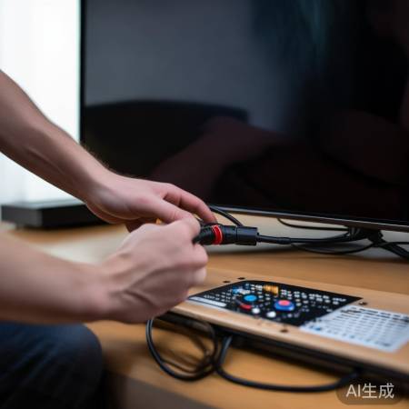 连接功放板电源线