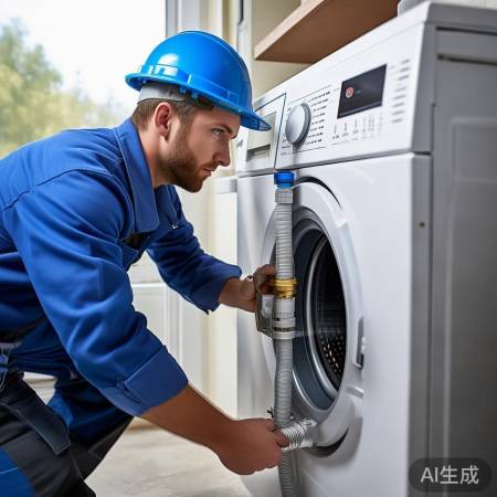 连接水管,确保密封