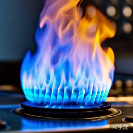 蓝火热效率高，做饭快