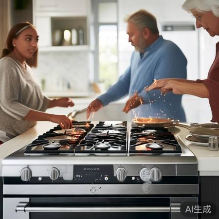 奥克斯燃气灶点火快，操作简单，