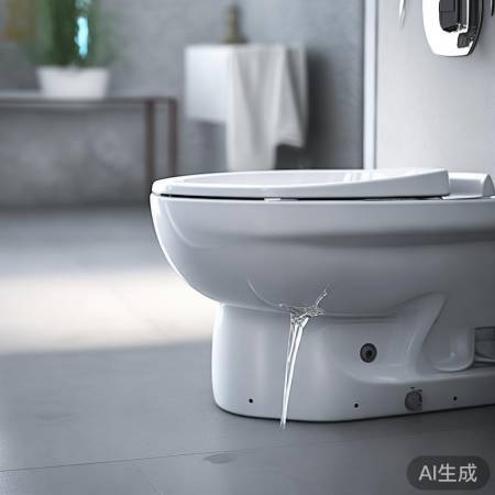 安装完成,检查连接,测试马桶