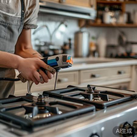 定期检查燃气灶,防漏气隐患