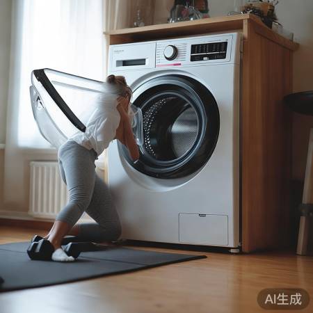 洗衣机变小型健身房