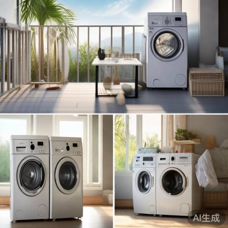 洗衣机变晾衣架/储物柜