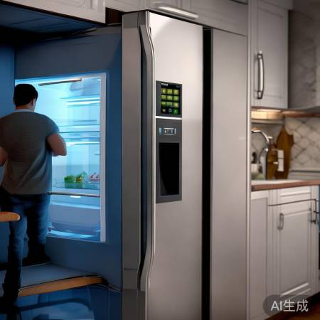 检查冰箱门是否关紧