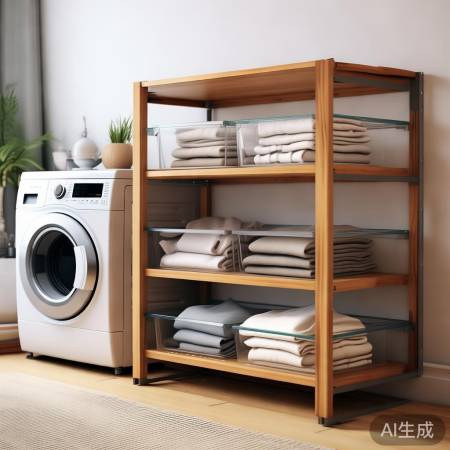 洗衣机置物架,空间放大招