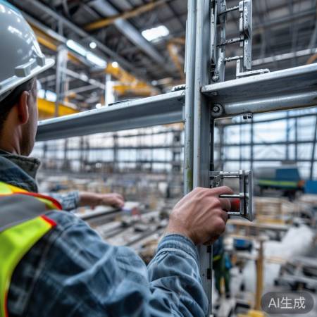 安装支架步骤完成