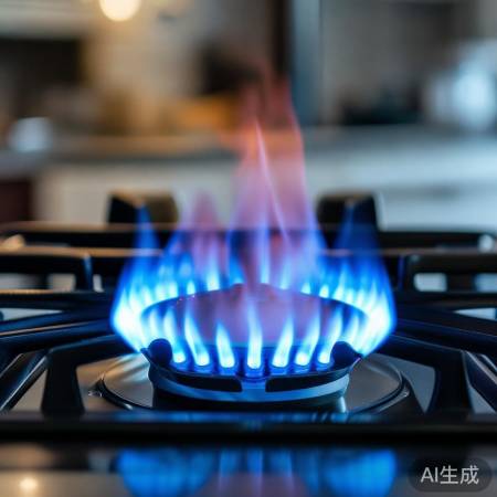 燃气灶火力强劲，节能高效