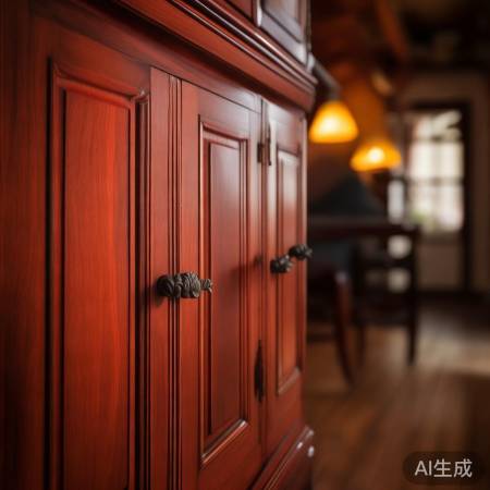 复古红酒柜，提升空间气质