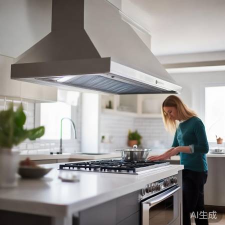 吸油烟机噪音低，炒菜更专注