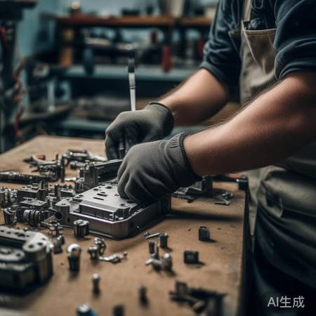 部件反装拧紧螺丝