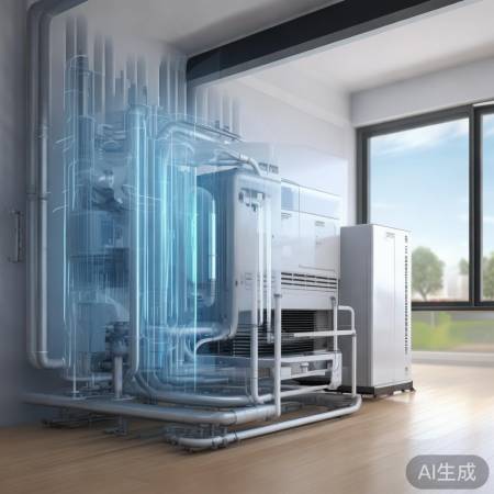 中央空调：循环水调温，空间占用