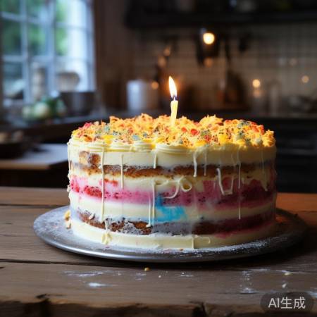 新鲜蛋糕，美味短暂