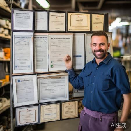 师傅资质证必备