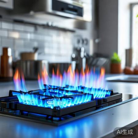 燃气灶燃烧高效，烹饪更快