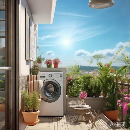 阳台洗衣不违风水