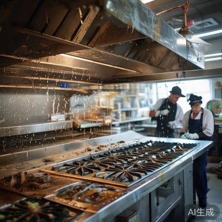 大型油烟机清洗，价100-20