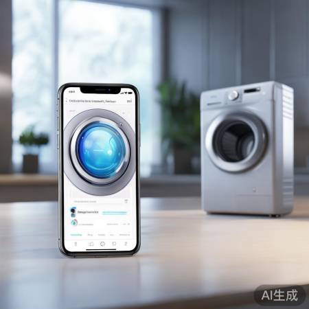 “安装小天鹅APP,连接智能生