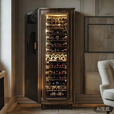 角落红酒柜，提升家居品味
