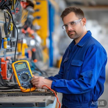 检查电源线电压，安全接线