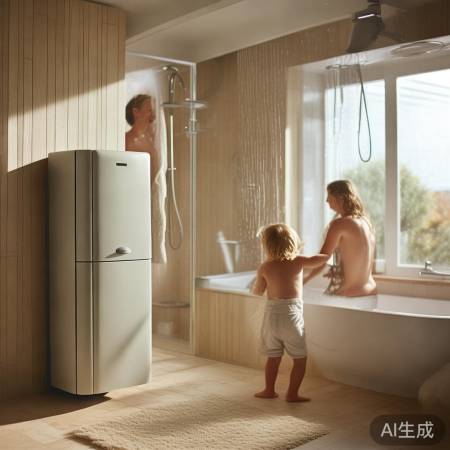 壁挂炉洗澡，省燃气，环保生活