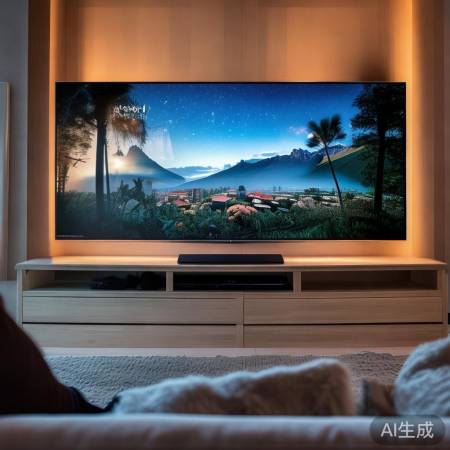 实体店体验电视尺寸画质