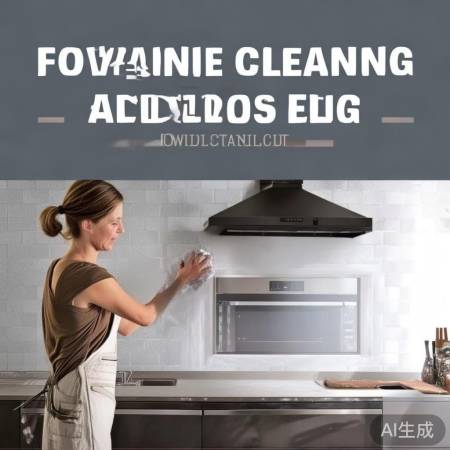 “轻擦油烟机,适量清洁剂”