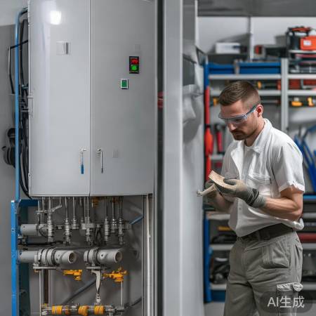 清洁壁挂炉接头