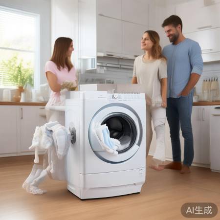 儿童洗衣机方便妈妈洗尿布