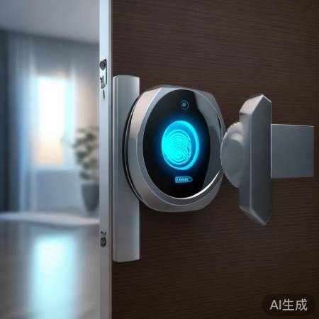 小米智能锁指纹解锁酷炫