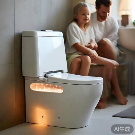 智能马桶，实用又节省空间