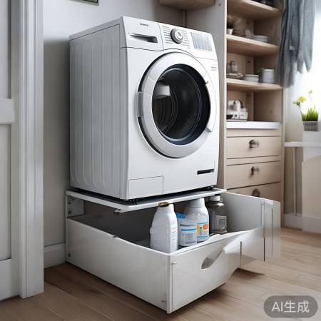 洗衣机升高，空间更合理
