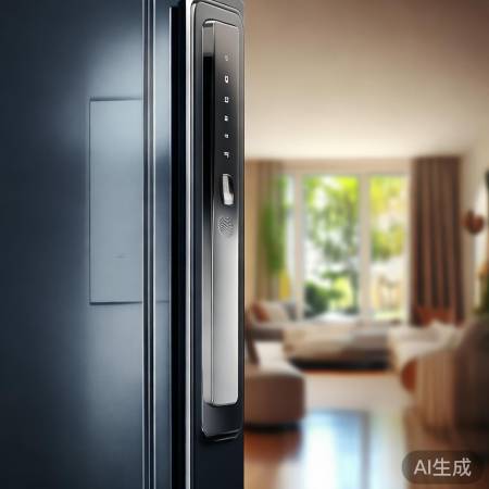 “指纹锁，安全便捷守护家”