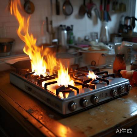 火力不足，燃烧不充分