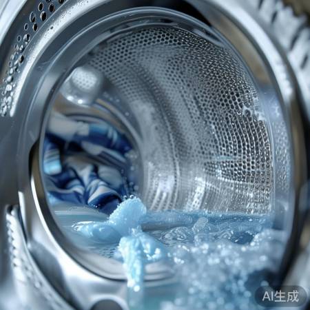 洗衣机肚子装满水