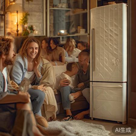 冰箱凹凸设计,生活态度体现。