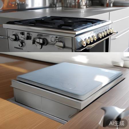 燃气灶材质：不锈钢与陶瓷