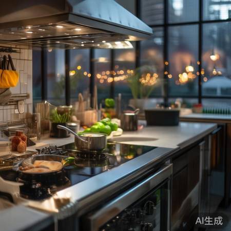 厨房新宠：高效集成灶DX-10