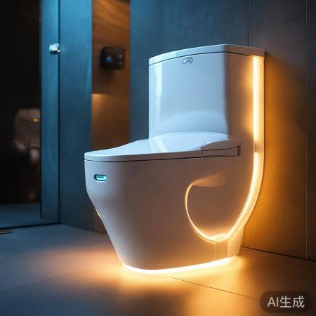 智能马桶，关灯也舒适